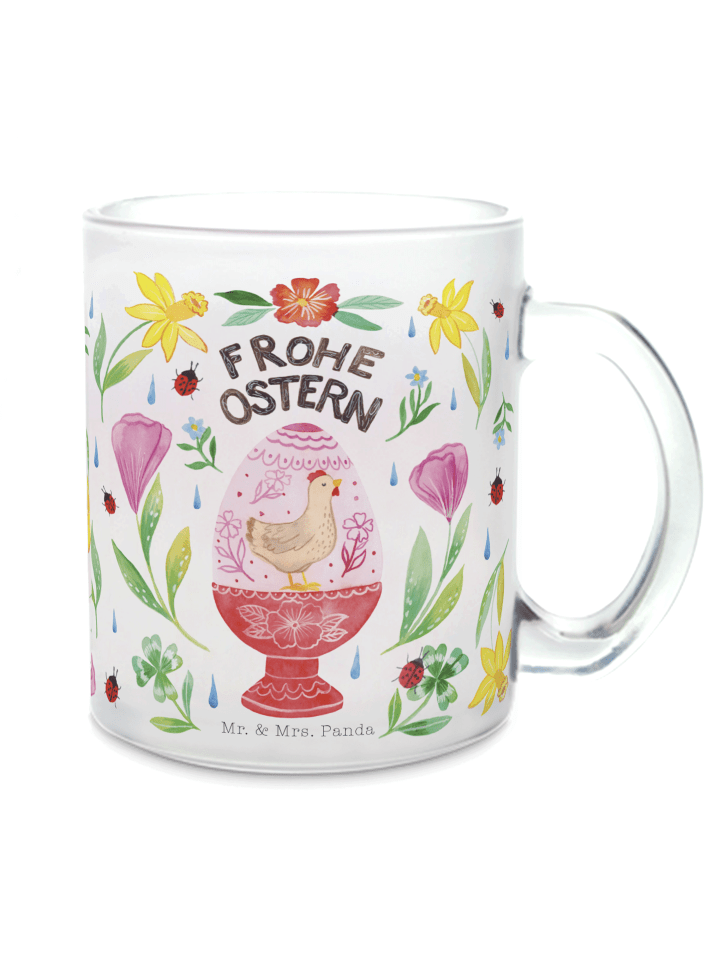 Glühweinbecher Ostern Ei ohne Spruch in Transparent