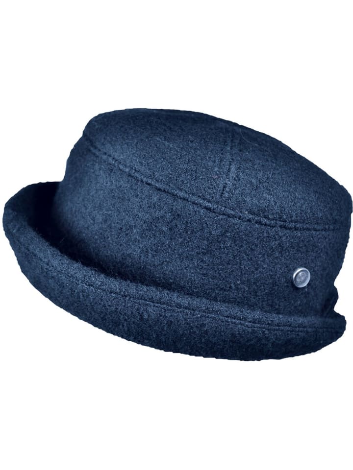 Stoffhut in blau