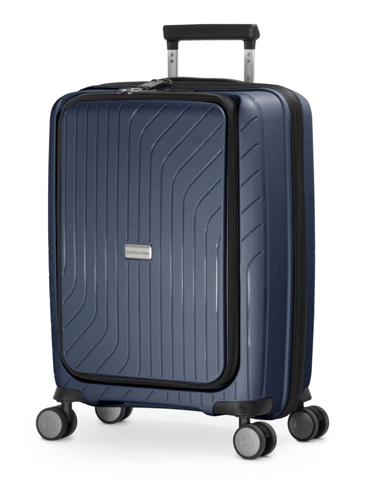 TXL - leichtes Handgepäck Laptop-Fach Kabinenkoffer TSA 55cm 40L in Dunkelblau