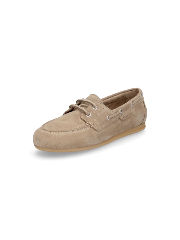 Mokassin in Taupe