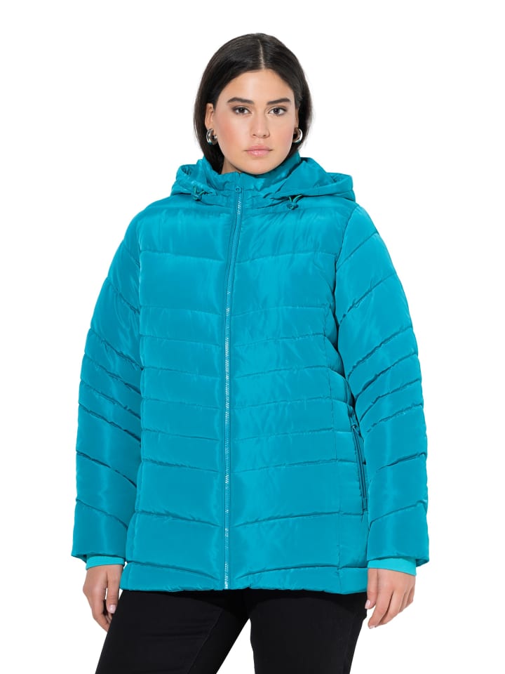 Steppjacke in türkis