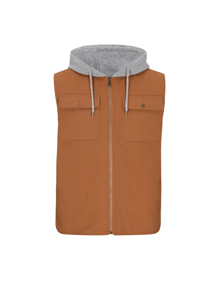 Herren Vest in Kamel