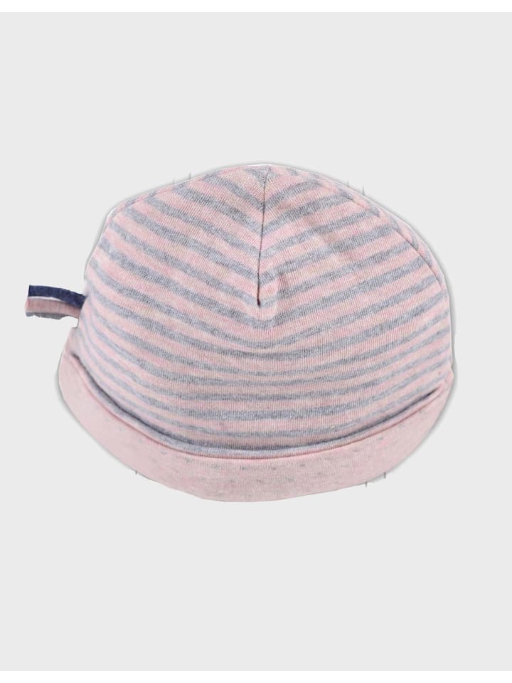 Baby-Mütze in Rose Melange