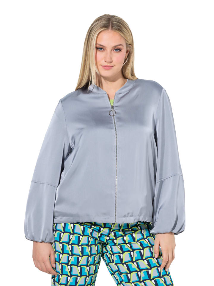 Kurzjacke in felsgrau