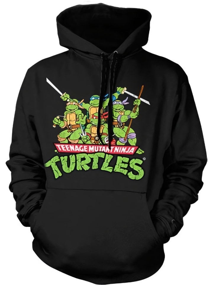 Hoodie "Distressed Group Big Tall Hoodie" in Schwarz