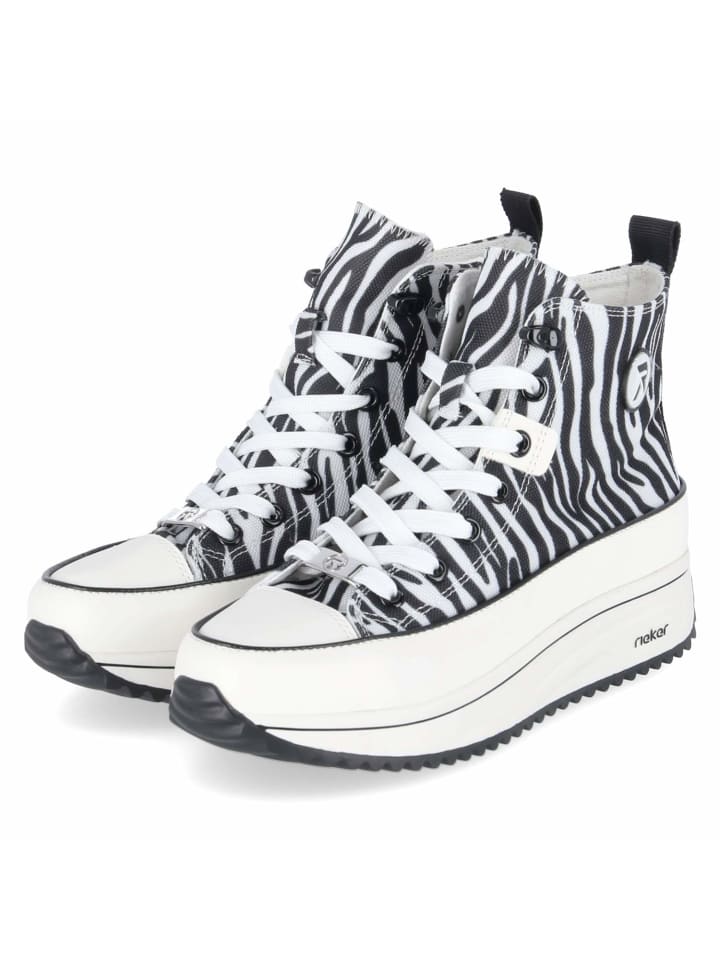 High Sneaker in weiß