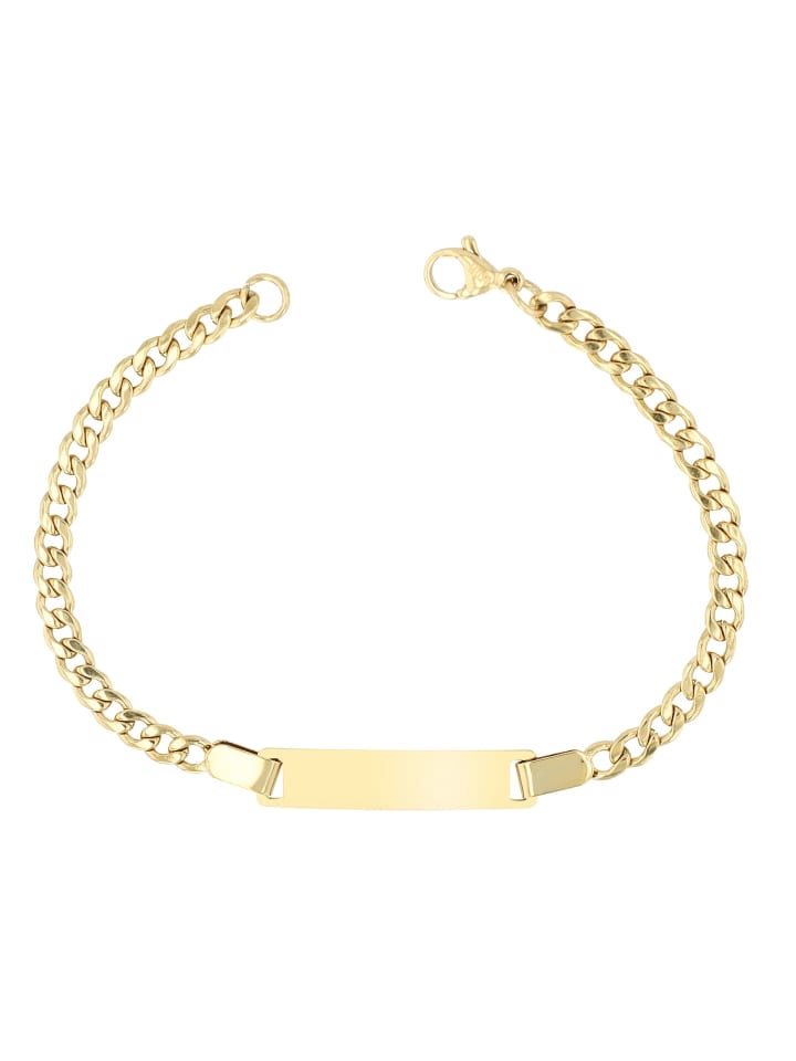 Damen Armband – Panzerarmband aus Edelstahl 18 cm in gold