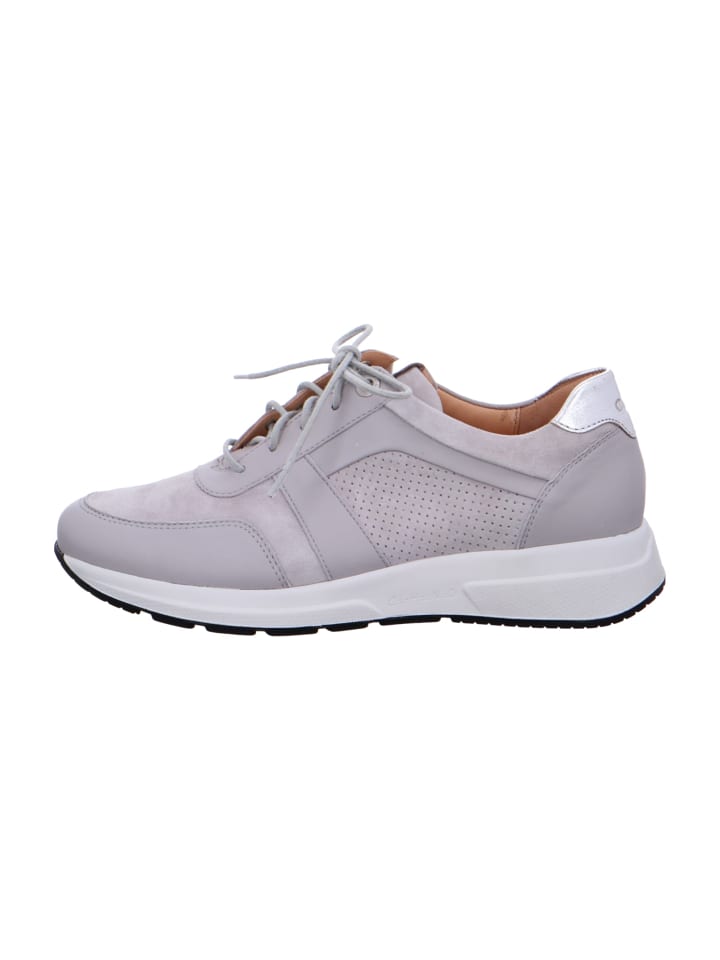 Komfort Schnürschuhe in Grau