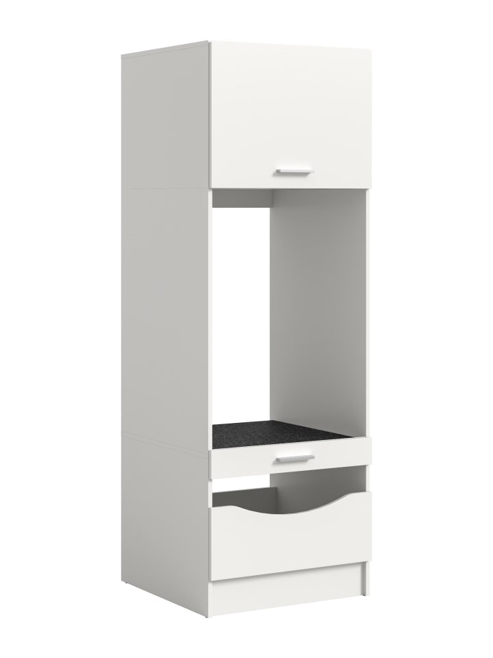 Waschmaschinenschrank Free Weiß 66 x 68 cm
