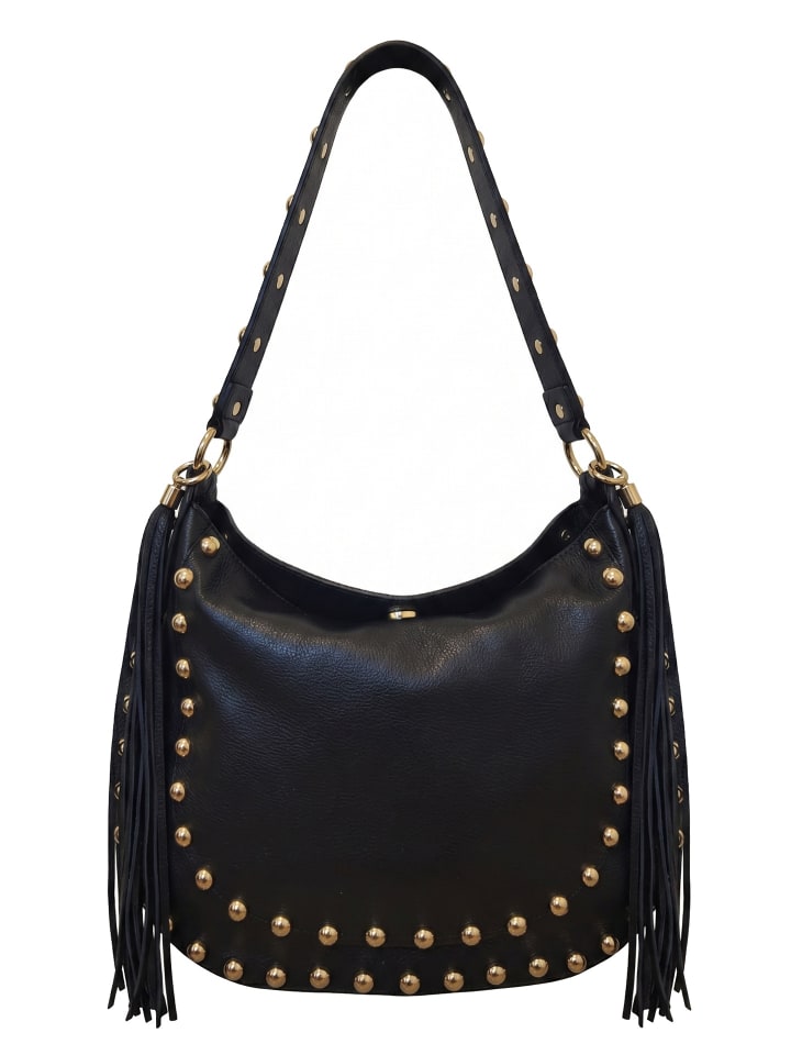 Schultertasche in BLACK