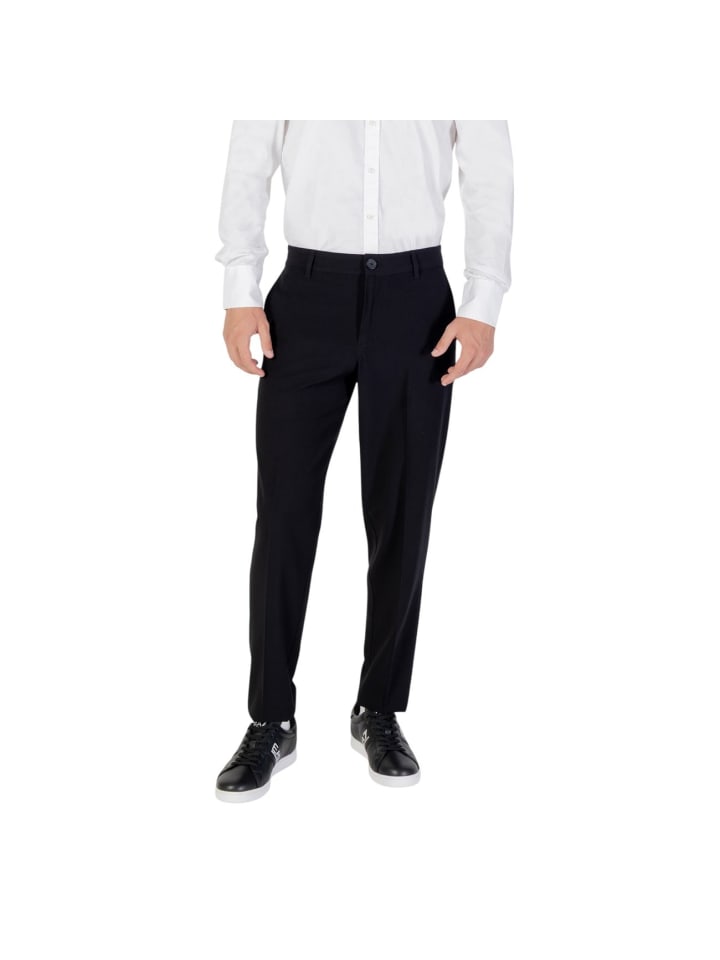 Schwarz Herren Hose