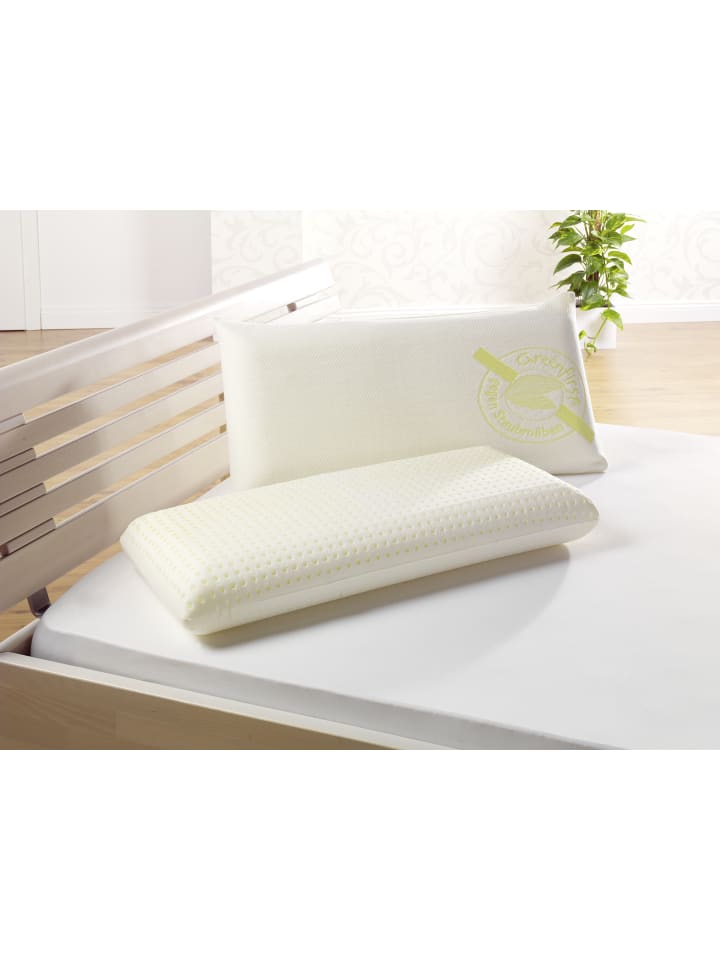 Medisan Sleep & Care Nackenstützkissen Greenfirst in weiß/grün