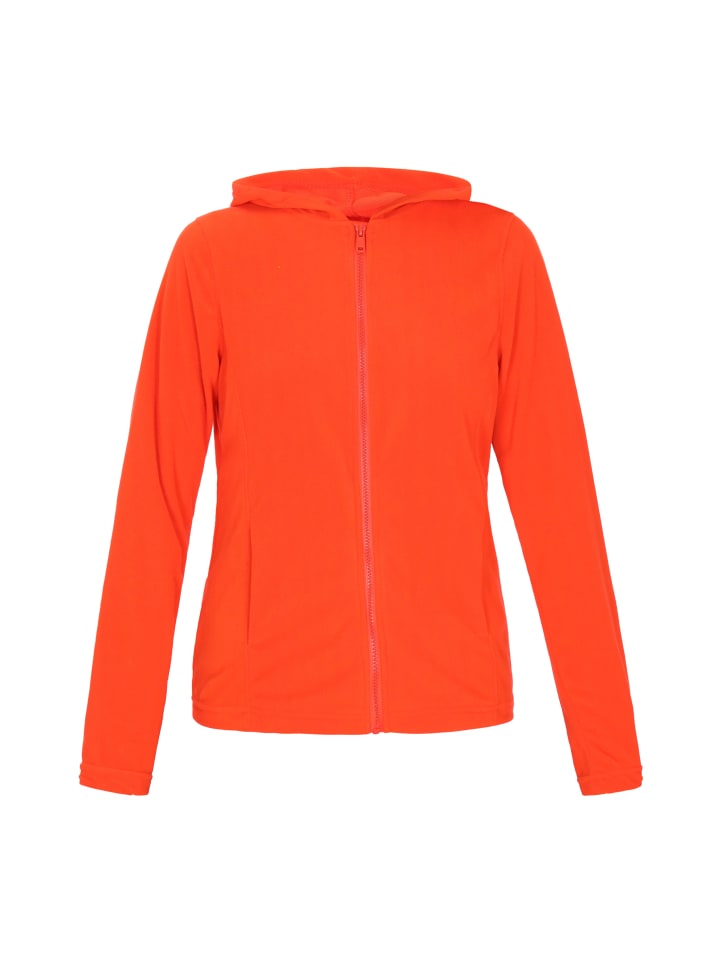 Damen Fleecejacke in Orange
