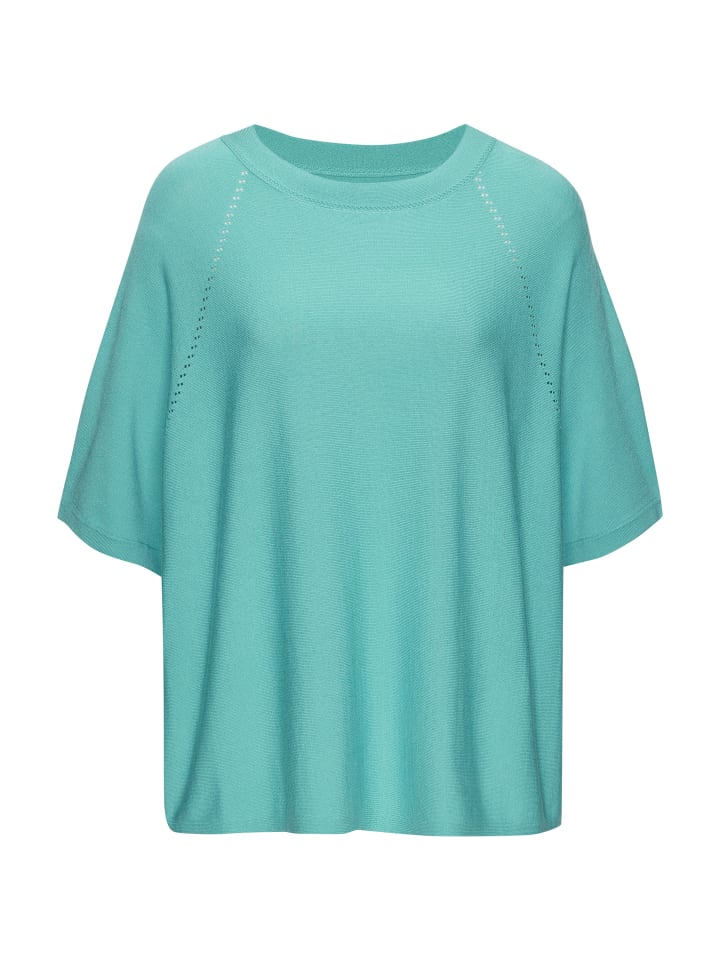 Kurzarmshirt in türkis