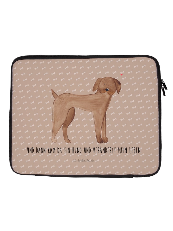 Laptop Tasche Hund Dogge mit Spruch in Hundeglück