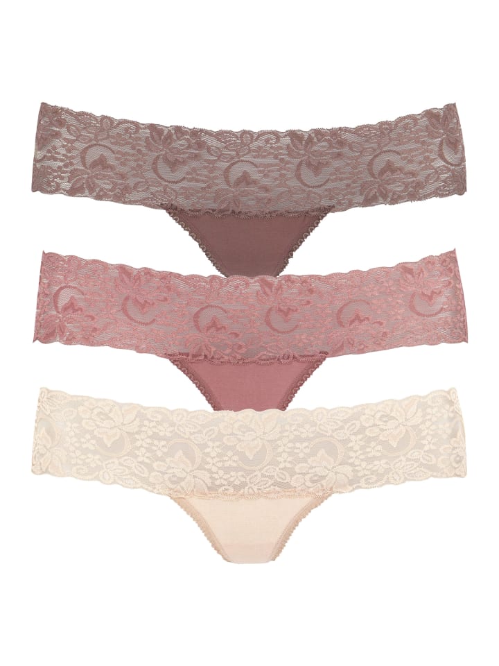 String in rose, beere, mahagoni