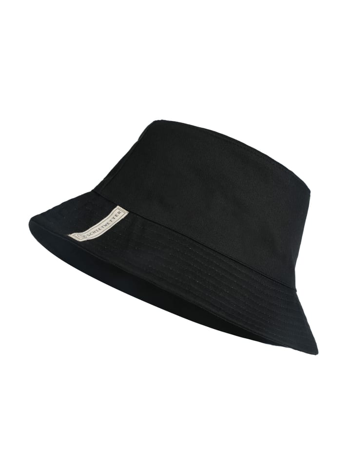 Unisex Buckethat in black