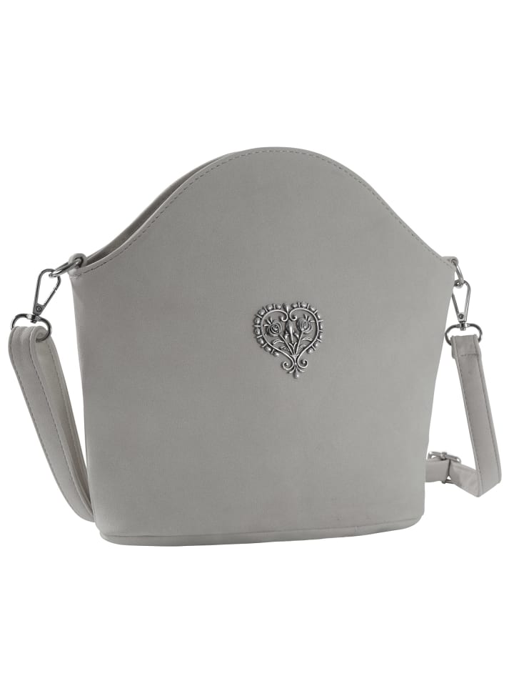Handtasche, Seitenfach mit Reißverschluss (LxH): ca. 17 x 10 cm