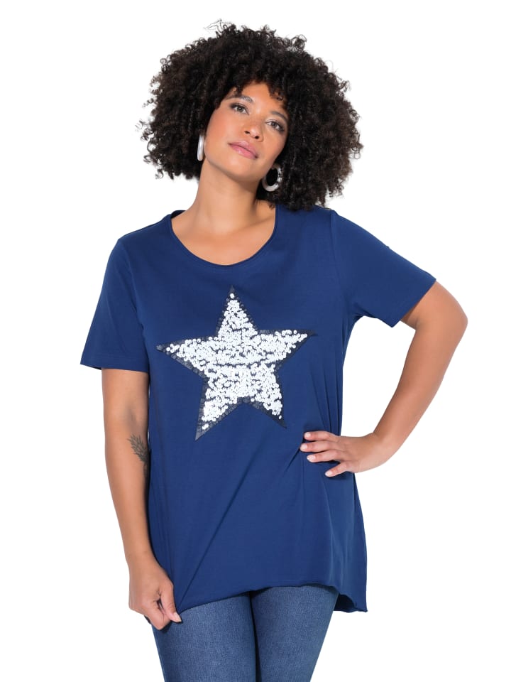 Shirt in dunkelblau