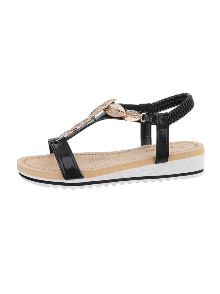 Sandale & Sandalette in Schwarz