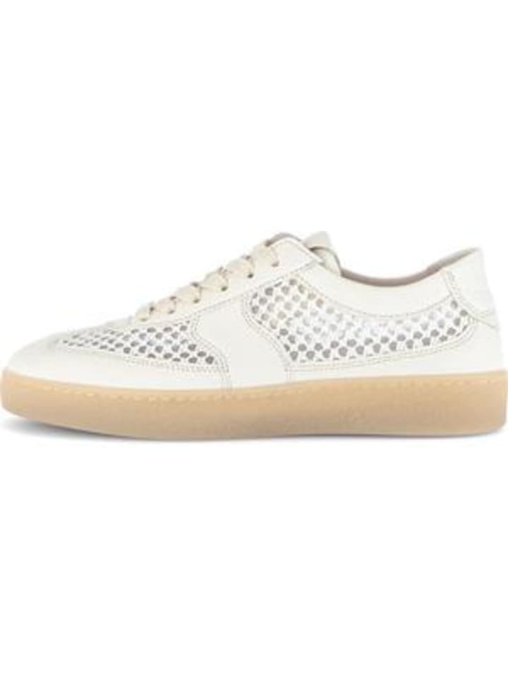 Schnürschuh in beige