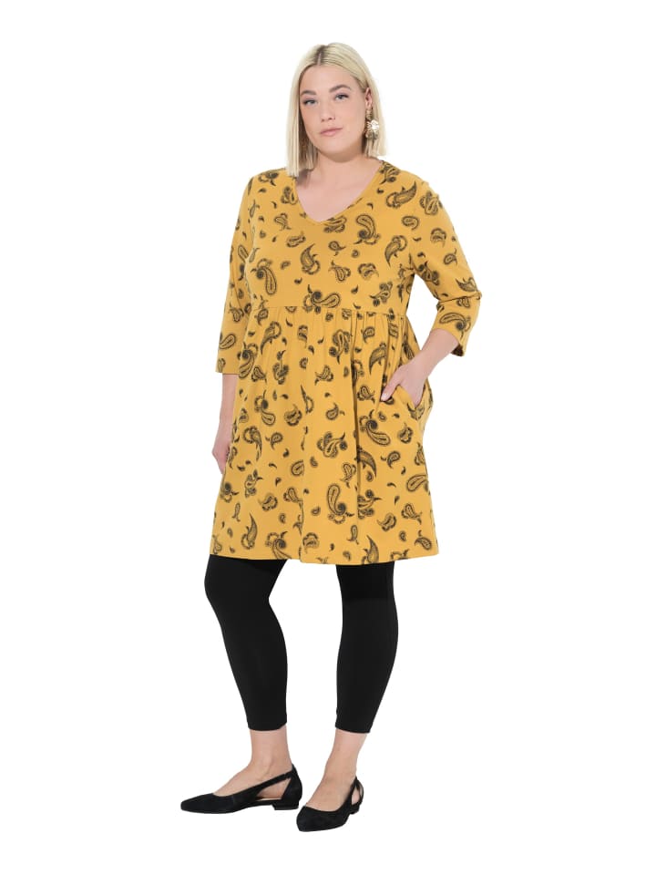 Kleid in senfkorn