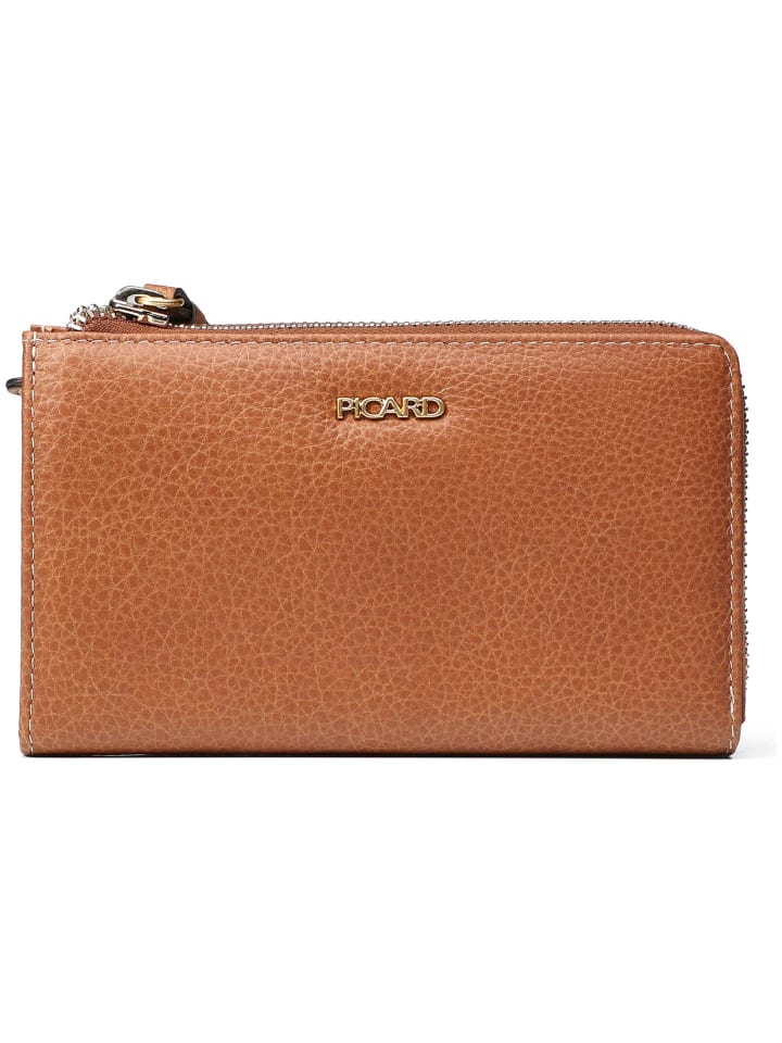Calico 1 Geldbörse Leder 16 cm cognac