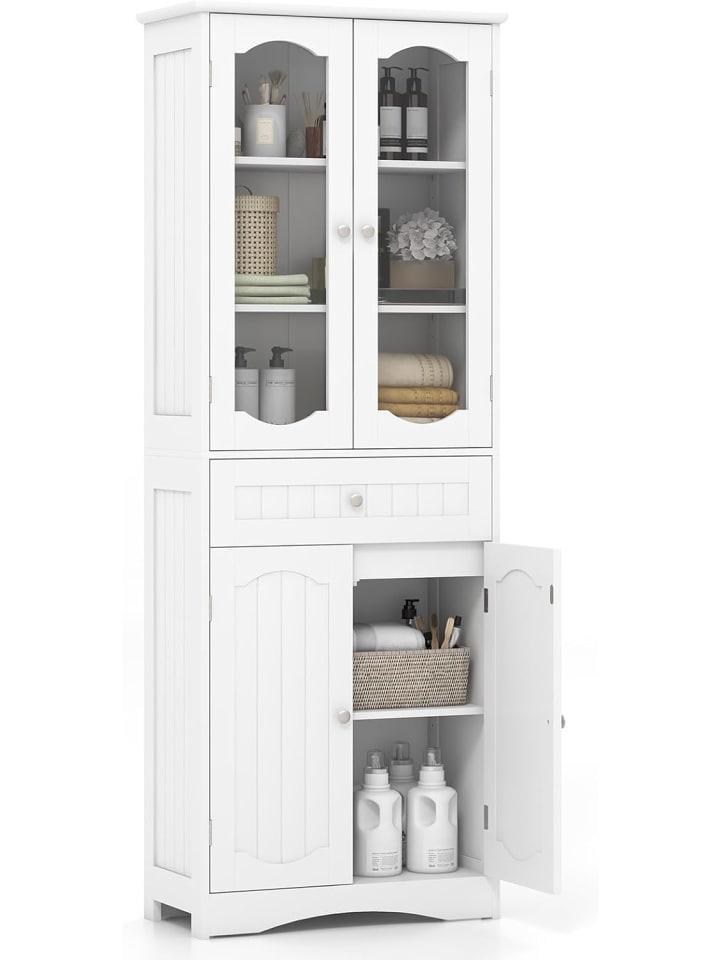 Badezimmerschrank in Weiß