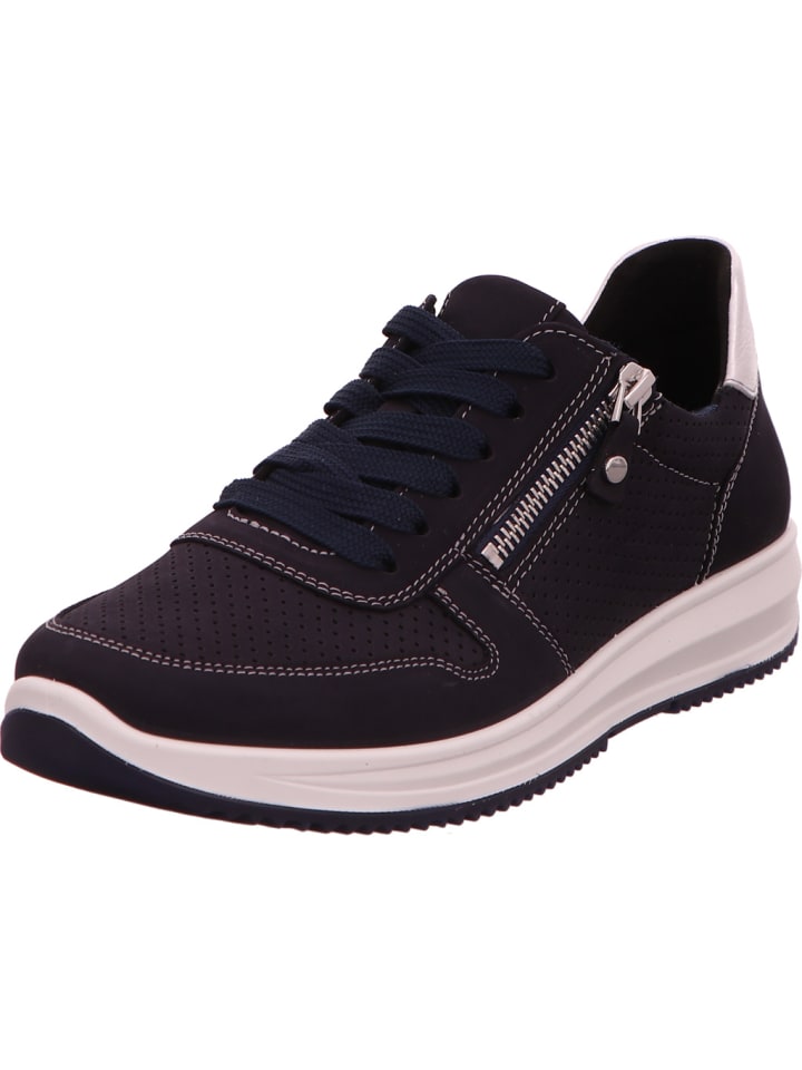 Schnürschuh in blau
