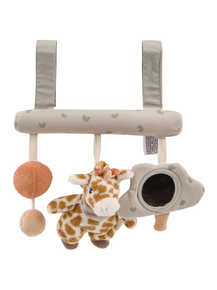 Spielzeug zum Aufhängen GIRAFFE Kaya in steingrau
