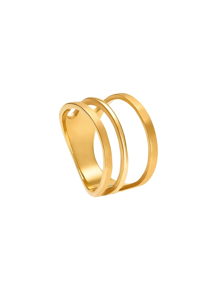 Fingerring Maddox silberfarben in goldfarben