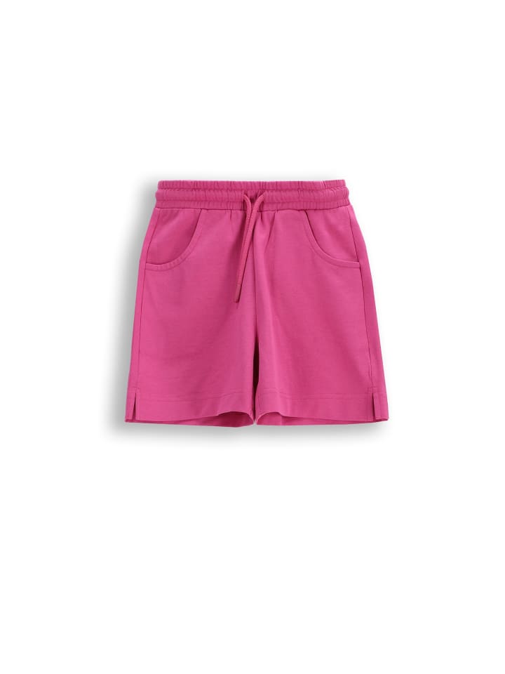 Kurze Baumwollshorts in rosa
