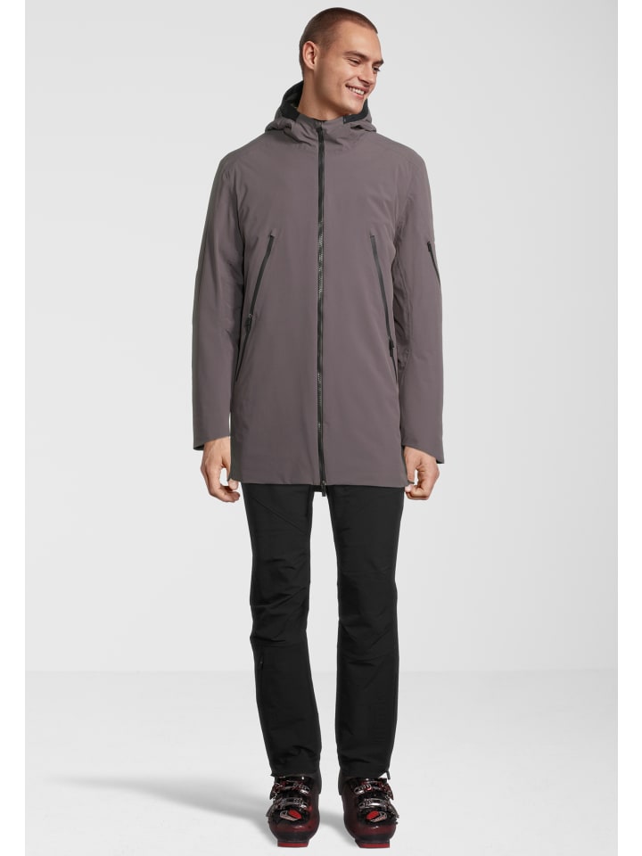 Parka 4 Elements Padded in beluga black-kaluga