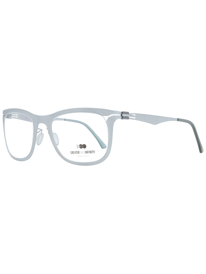 Herren Optische Fassungen Rund Silber