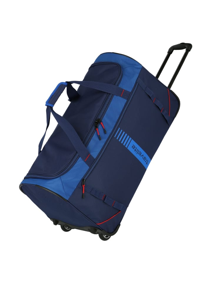 Basics Active 2-Rollen Reisetasche 71 cm marine-rot