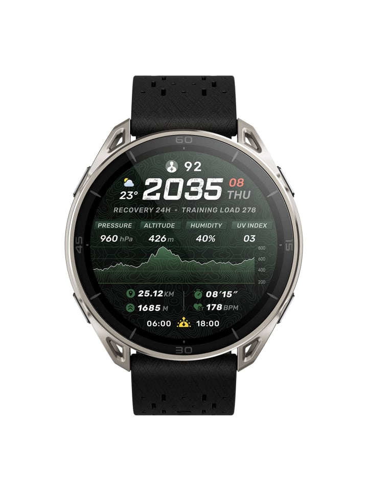 Smartwatch Cheetah 2 Ultra in schwarz