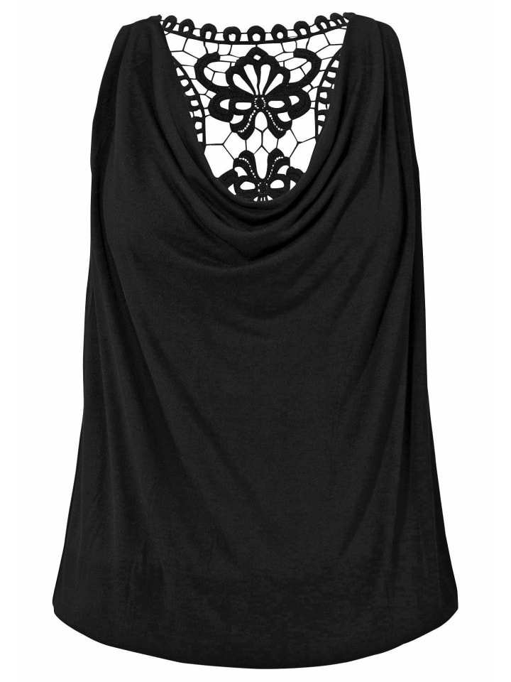Strandtop in schwarz