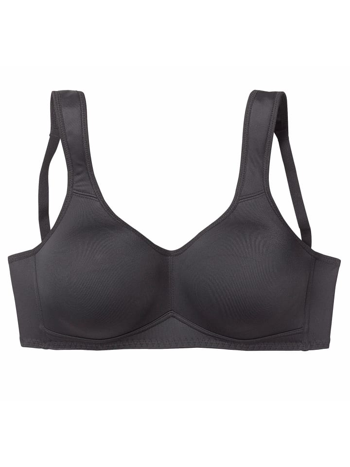 T-Shirt-BH in schwarz