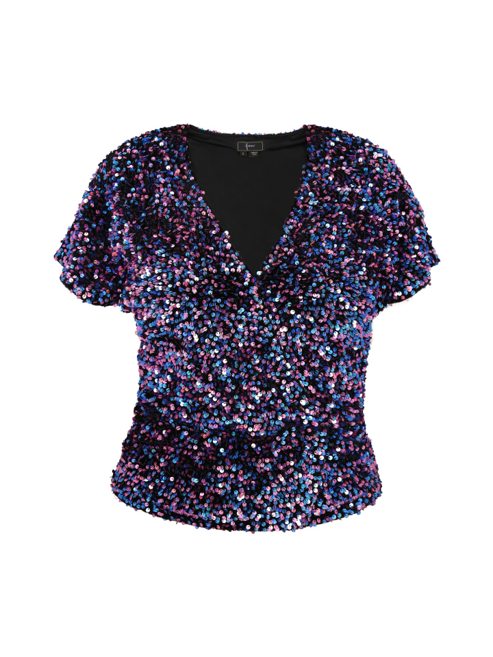 Damen Bluse in Blau Pink