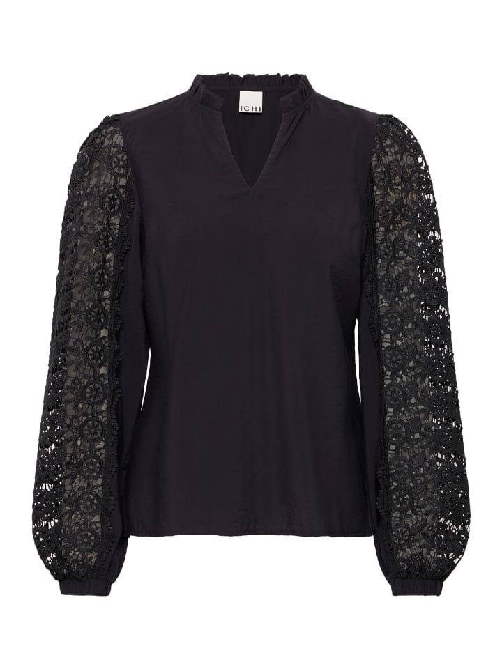 Langarm-Bluse IXMIRELLA Regular fit in Black