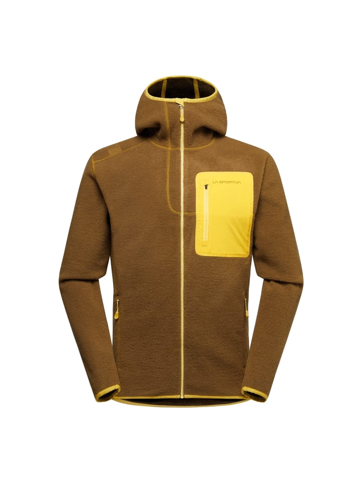 Fleecejacke in Braun