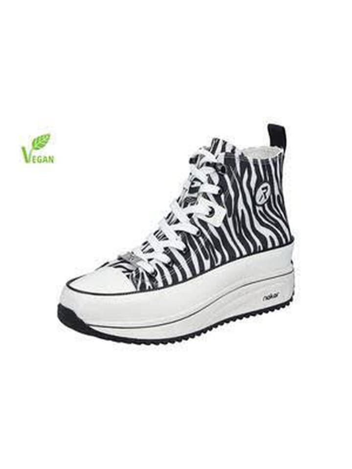 Sneaker in weiss-zebra