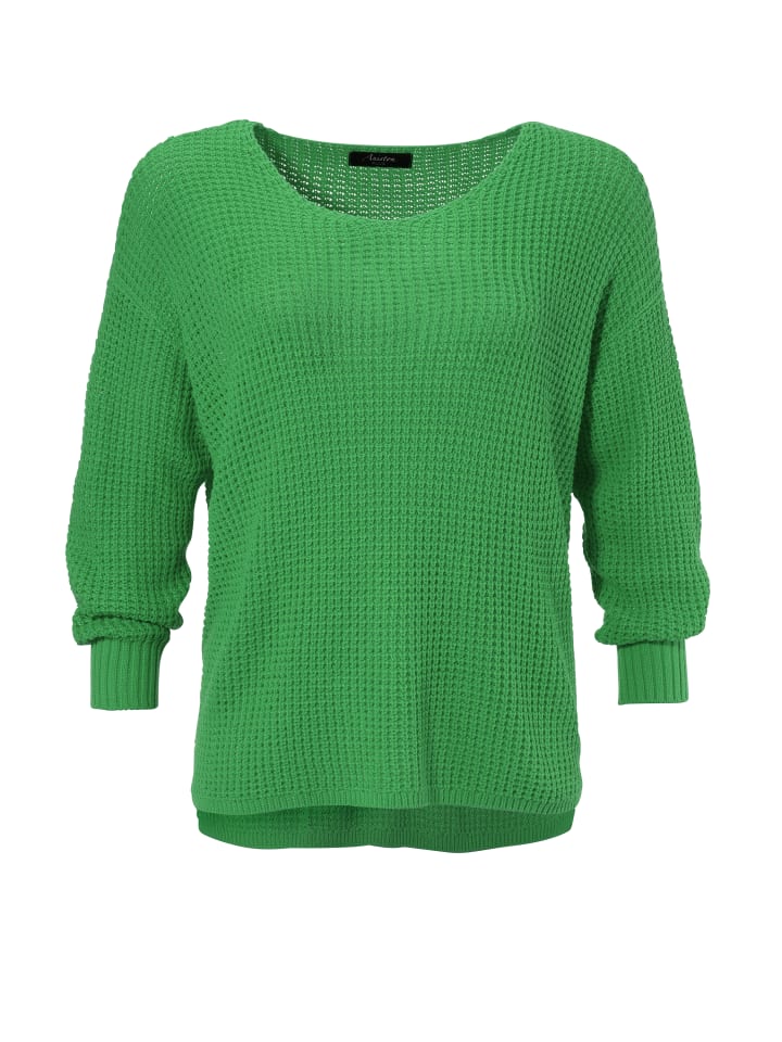 Strickpullover in grün