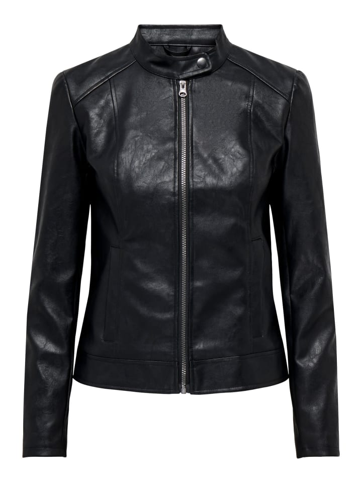Kunstlederjacke in Black 1