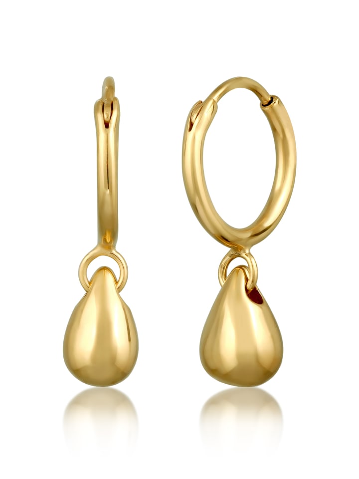 Ohrringe 925 Sterling Silber in Gold