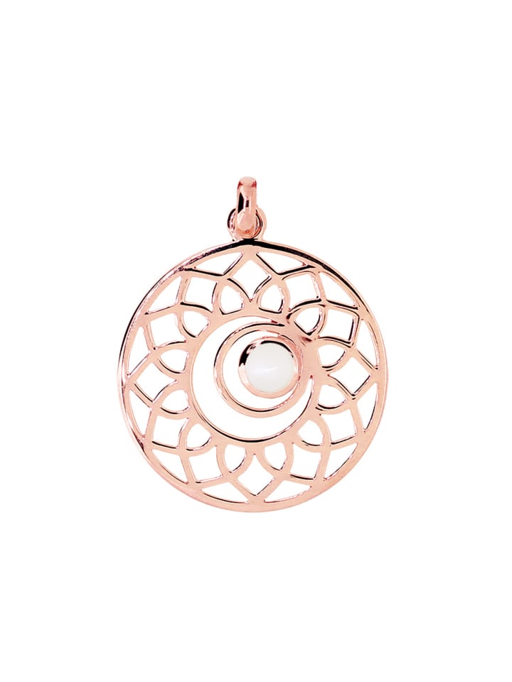 Anhänger "Sakral-Chakra roséverolget" in Roségold