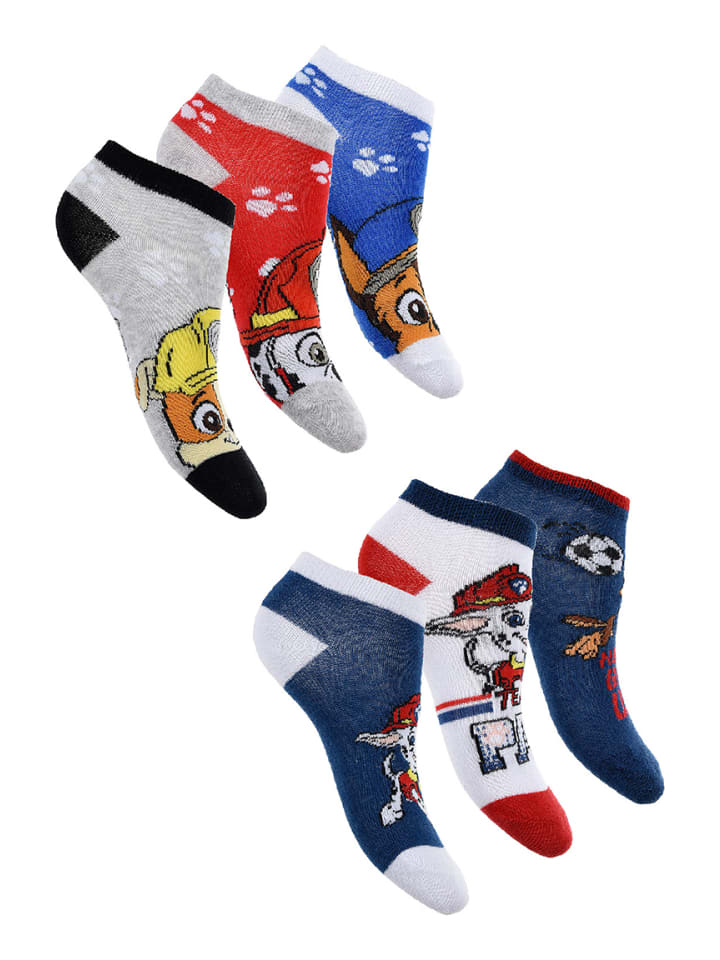 Sneakersocken 6 Paar für Kinder in Mehrfarbig