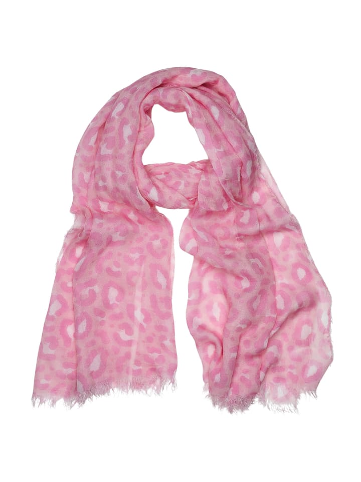 Schal " Pastell-Leo " in rosa