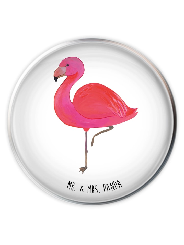 Waschbeckenstöpsel Flamingo Classic ohne Spruch in Weiß