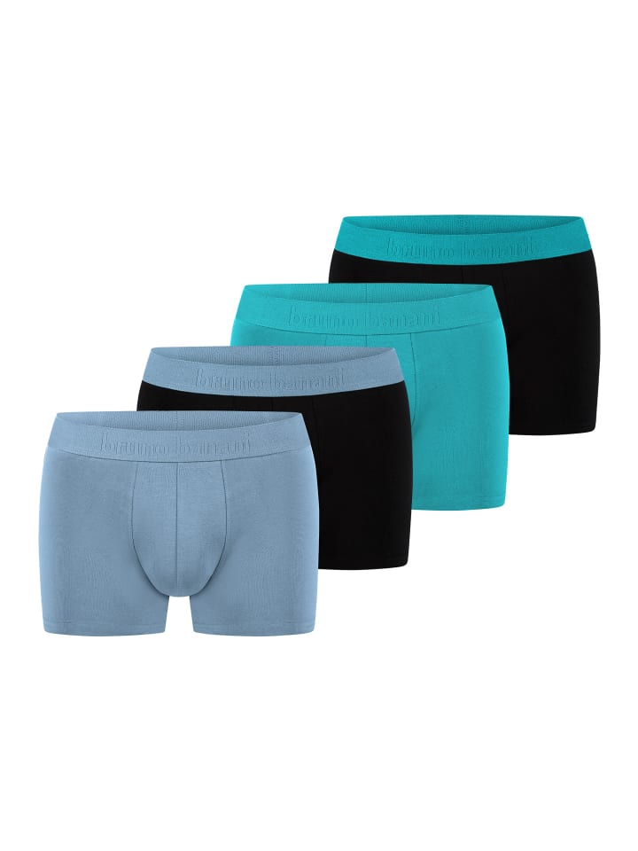 Retro Short / Pant Flowing in Hellblau / türkis